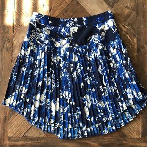 Piper lime high waisted pleated mini skirt